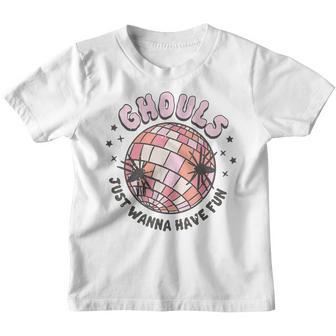 Ghouls Just Wanna Have Fun Halloween Horror Scary Movie Fan Youth T-shirt - Thegiftio UK