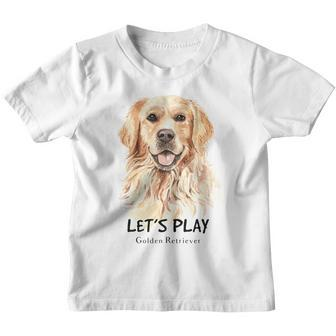 Golden Retriever Dog V3 Youth T-shirt - Monsterry UK