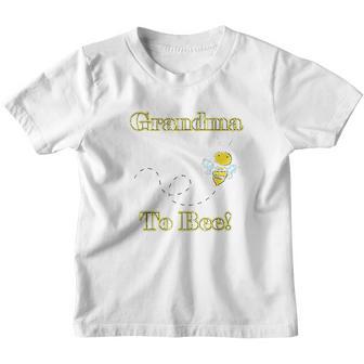 Grandma To Bee Fun Pregnancy Announcement Youth T-shirt - Thegiftio UK