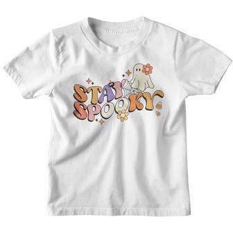 Groovy Retro Spooky Halloween Gifts For Men Women Boys Girls Youth T-shirt - Thegiftio UK