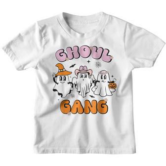 Halloween Ghoul Gang Groovy Hey Boo Boo Crew Funny Women Kid Youth T-shirt - Thegiftio UK
