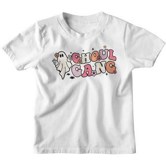 Halloween Ghoul Gang Groovy Hey Boo Pumpkin Boo Crew Funny Youth T-shirt - Thegiftio UK