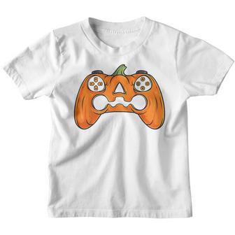 Halloween Skeleton Zombie Gaming Controllers Mummy Boys Kids V13 Youth T-shirt - Thegiftio UK