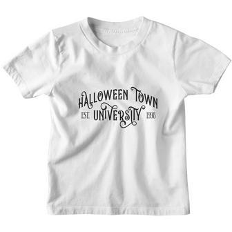 Halloween Town Est Univerisity 1998 Design Men Women T-Shirt Graphic Print Casual Unisex Tee Youth T-shirt - Thegiftio UK