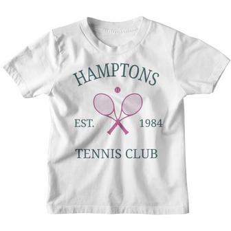 Hamptons Athletics California Tennis Club Racquet Prep Youth T-shirt - Thegiftio UK