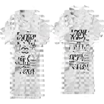 Happy 100 Day Of School Teacher Students Cute Presents Youth T-shirt - Seseable