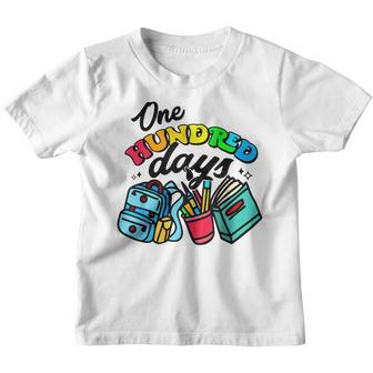 Happy 100 Days Of School 100Th Day Of School Back To School Youth T-shirt - Thegiftio UK