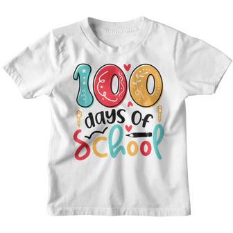 Happy 100Th Day Of School For Teacher Or Child Youth T-shirt - Thegiftio UK
