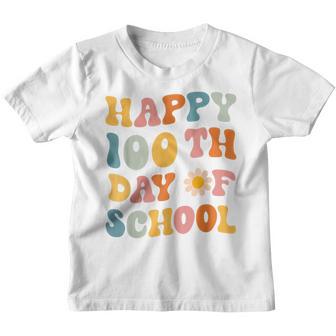 Happy 100Th Day Of School Teachers Students Kids Women Girls V3 Youth T-shirt - Thegiftio UK
