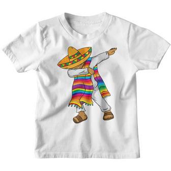Hispanic Heritage Month Mexico Boy Men Dabbing Mexican Youth T-shirt - Thegiftio UK