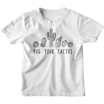 Hug Your Cactus Plant T - Cute Free Hugs Youth T-shirt - Thegiftio UK