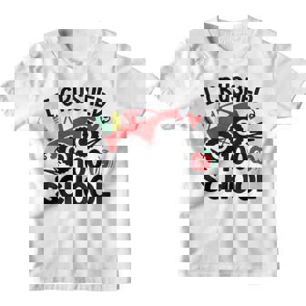 I Crushed 100 Days Of School Happy 100 Day Of School Youth T-shirt - Thegiftio