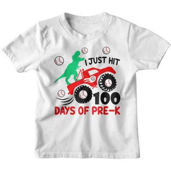 I Just Hit 100 Days Of Pre K Happy 100Th Day Of School Youth T-shirt - Thegiftio UK