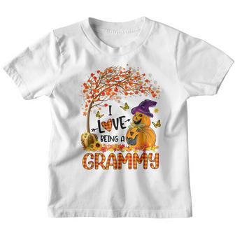 I Love Being A Grammy Fall Pumpkin Halloween Costume Youth T-shirt - Thegiftio UK