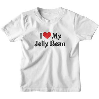 I Love Heart My Jelly Bean Boyfriend Girlfriend Lovers Youth T-shirt - Thegiftio UK
