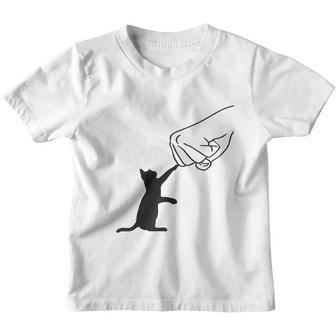 I Love My Cat Best Friend Fist Bump Cat Lovers Youth T-shirt - Thegiftio UK