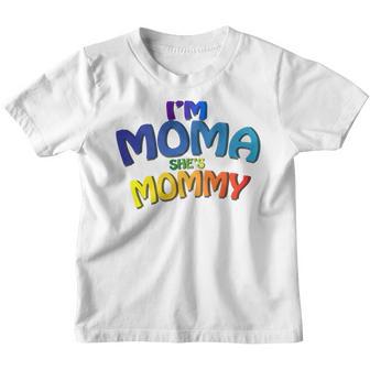 Im Mama Shes Mommy Lgbt Gay Pride Mothers Day Gifts Youth T-shirt - Thegiftio UK