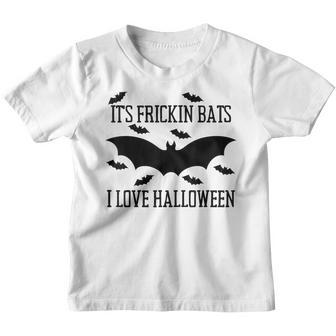 Its Frickin Bats I Love Halloween Funny Graphic Costume Youth T-shirt - Thegiftio UK