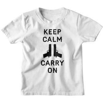 Keep-Calm-Carry-On Youth T-shirt - Thegiftio UK