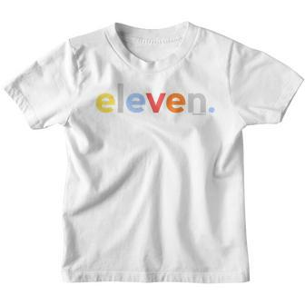 Kids 11Th Birthday Boy 11 Year Old Eleven Age 11 Party Youth T-shirt | Mazezy
