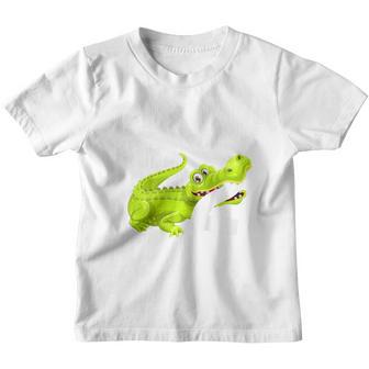 Kids 2 Year Old Alligator Birthday Party Crocodile Gator 2Nd Gift Youth T-shirt - Thegiftio UK