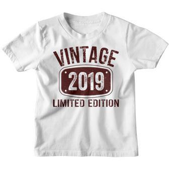 Kids 4 Year Old Gifts Vintage 2019 Limited Edition 4Th Birthday Youth T-shirt - Thegiftio UK