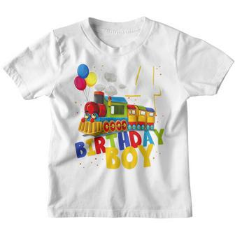 Kids 4Th Birthday Train Boys Girls 4 Years Old Im Four Gift Youth T-shirt | Mazezy AU