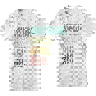 Kids 5 Years Old Awesome Since April 2018 5Th Birthday Youth T-shirt | Mazezy