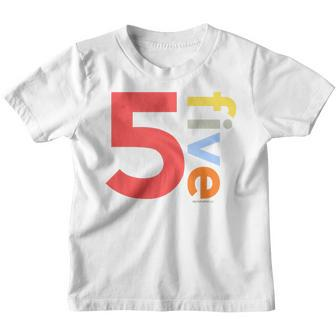 Kids 5Th Birthday Boy 5 | Age 5 Five Year Old Party Ideas Youth T-shirt | Mazezy