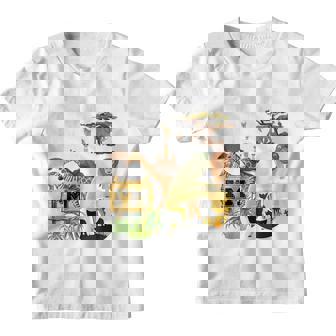 Kids 6 Year Old Zoo Birthday Safari Jungle Animal 6Th B-Day Youth T-shirt | Mazezy
