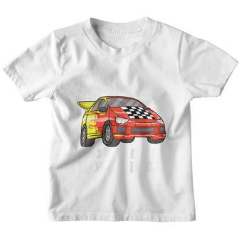 Kids Birthday Boy 4 Four Race Car 4Th Birthday This Is How I Roll Youth T-shirt | Mazezy UK