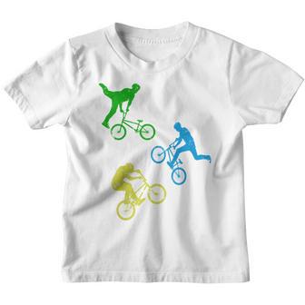 Kids Bmx Bike Bicycle Wheel Downhill Stunts Boys Dirt Biking Gift Youth T-shirt - Thegiftio UK