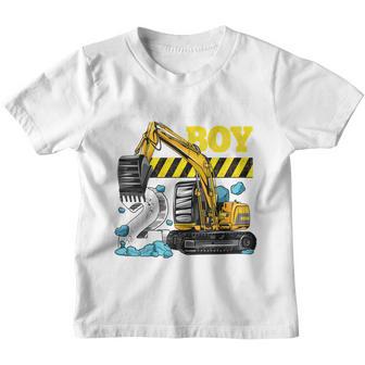 Kids Construction Truck 2Nd Birthday T Boy 2 Year Old Gifts Youth T-shirt - Thegiftio UK
