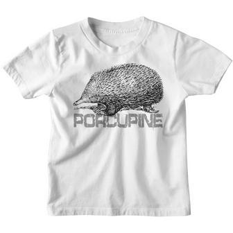 Kids Cool Porcupine Art Kids Boys Girls Youth Child Youth T-shirt - Thegiftio UK