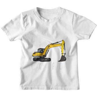 Kids Funny Toddler Boy Kids See You Later Excavator Youth T-shirt - Thegiftio UK
