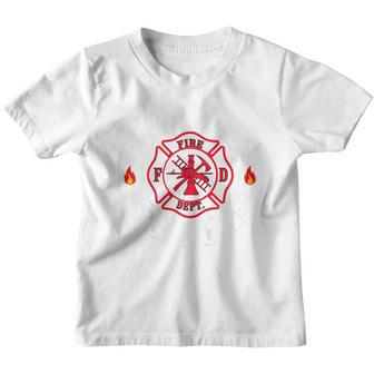 Kids Future Firefighter Kids Fire Fighter Badge Boy Girl Child Youth T-shirt - Seseable