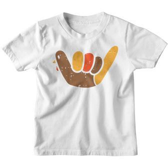 Kids Hang Loose Thanksgiving Day Cool Shaka Sign Fall Autumn Youth T-shirt - Thegiftio UK