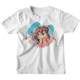 Kids Im An Amazing Girl - Empowering Inspiring And Funny Youth T-shirt - Thegiftio UK