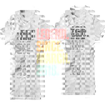 Kids Kids 5 Years Old Legend Since March 2018 4Nd Birthday Youth T-shirt | Mazezy