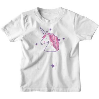 Kids Mimi And Papa Love Me Granddaughter Unicorn Youth T-shirt - Thegiftio UK