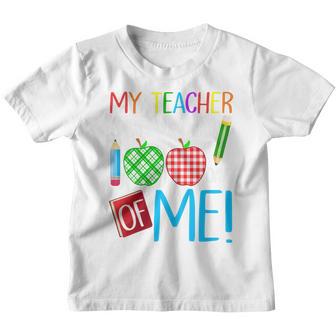Kids My Teacher Survived 100 Days Of Me Funny 100Th Day School Youth T-shirt - Thegiftio UK