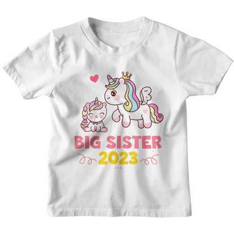 Kids Promoted To Big Sister Est 2023 Going To Be Big Sister 2023 Youth T-shirt - Thegiftio UK
