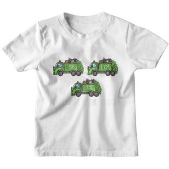 Kids Recycling Trash 3 Year Old Garbage Truck 3Rd Birthday Boy V2 Youth T-shirt - Thegiftio UK