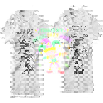 Kids This Is My Mardi Gras Cute Dabbing Boy Toddler Outfit Youth T-shirt - Thegiftio
