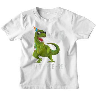 Kids Three Rex T-Rex Dinosaur Birthday 3 Yrs Old Boy Youth T-shirt - Thegiftio UK