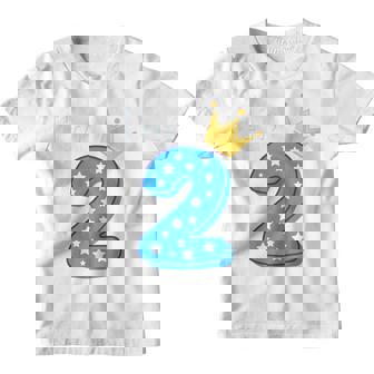 Kids Two Year Old Birthday Boy Kid 2Yr 2Nd 2 Year Old Birthday Youth T-shirt | Mazezy