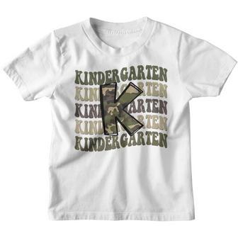 Kindergarten Camo Camouflage Boy Teacher Back To School Youth T-shirt - Thegiftio UK