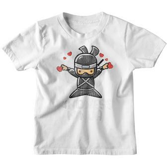 Kindness Ninja Funny Kids Unity Day Orange Anti Bullying Youth T-shirt - Thegiftio UK