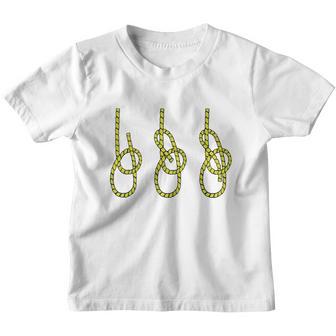 Knot Illustration Bowline Youth T-shirt - Thegiftio UK