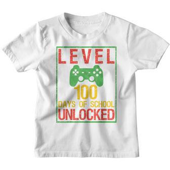 Level 100 Days Of School Unlocked 100Th Day Of School 2023 Youth T-shirt - Thegiftio UK